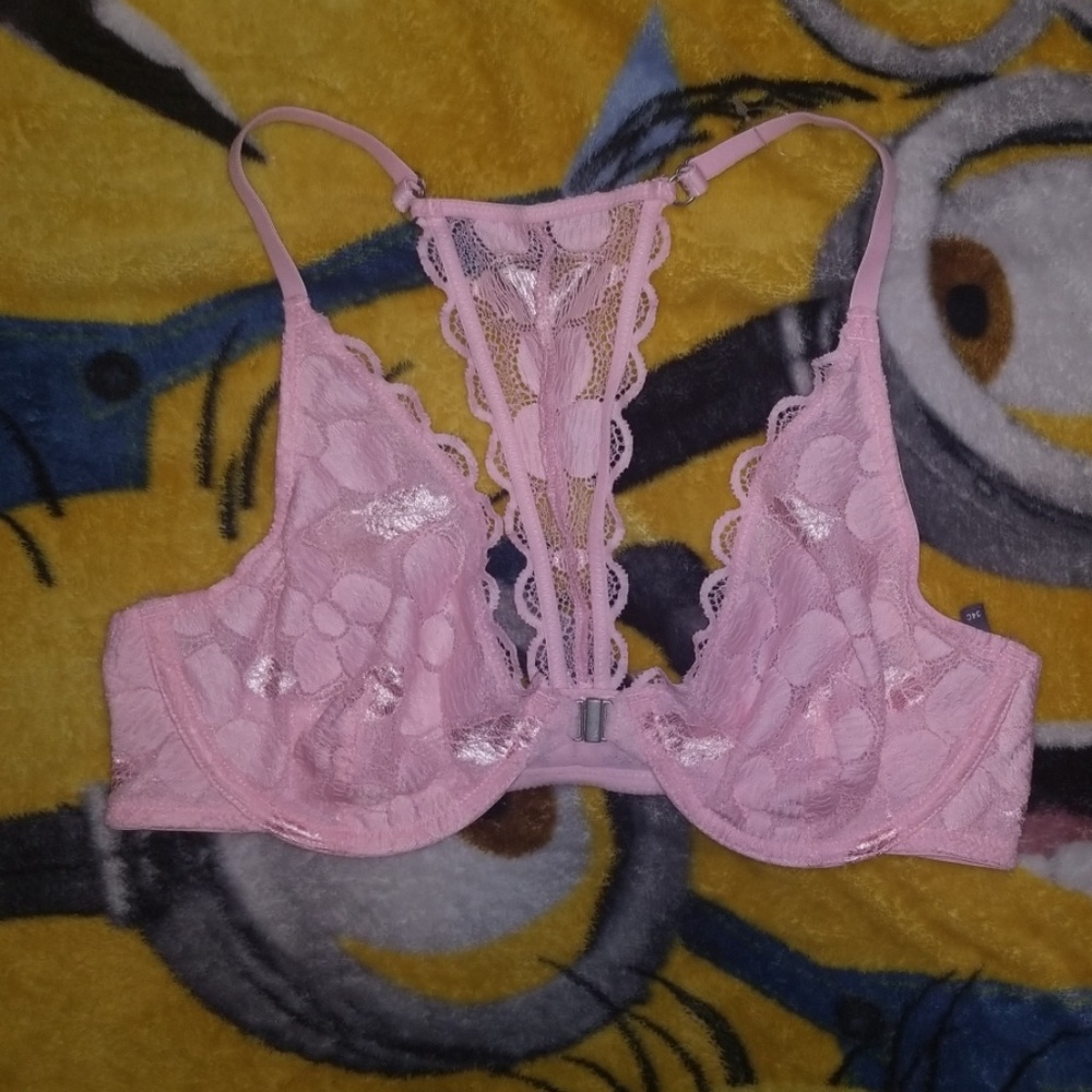 Aerie Lace Bralette Front Closing 34C